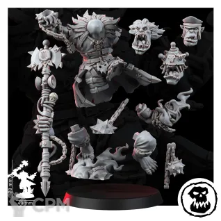 Описание картинки Миниатюра Ork Weirdboy Wurd Murson от Brother Ork по цене 700руб | Свободный Рынок Миниатюр - СРМ