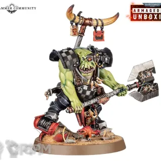 Описание картинки Armageddon Orks Bigboss от nzr122 по цене 2 500руб | Свободный Рынок Миниатюр - СРМ