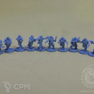 Описание картинки Orlock Gang от Mechanikus Forge по цене 2 000руб | Свободный Рынок Миниатюр - СРМ