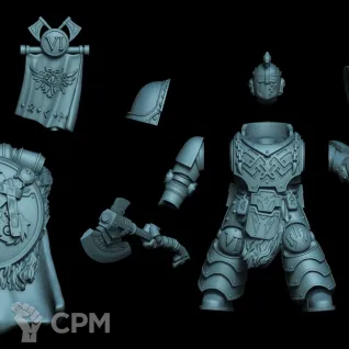 Описание картинки Командующий Волками/Captain от rosa_3d по цене 332руб | Свободный Рынок Миниатюр - СРМ