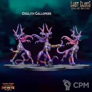 Описание картинки Ossilith Gallopers от WebWay 3D по цене 900руб | Свободный Рынок Миниатюр - СРМ