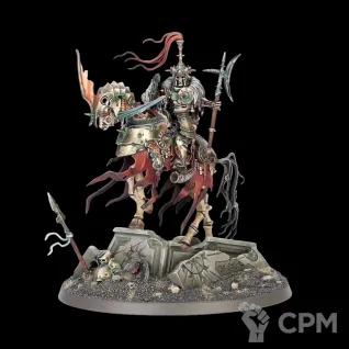 Описание картинки Wight King on Skeleton Steed от Орки с наГорки по цене 600руб | Свободный Рынок Миниатюр - СРМ