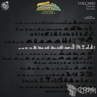 Описание картинки Volcano Core Set от Studio Cockatoo по цене 4 700руб | Свободный Рынок Миниатюр - СРМ