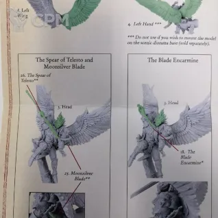 Описание картинки Sanguinius Primarch of the Blood Angels от Saudad по цене 2 500руб | Свободный Рынок Миниатюр - СРМ