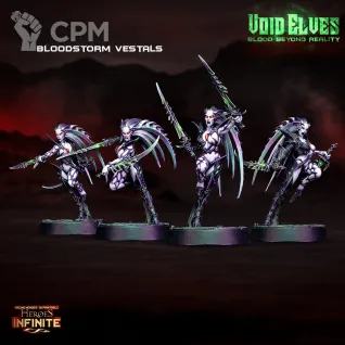 Описание картинки Dark Elves/Bloodstorm от Barduck Miniatures по цене 799руб | Свободный Рынок Миниатюр - СРМ