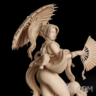 Описание картинки Mai Shiranui Фигурка (King of Fighters) от GAS3TXD  по цене 3 600руб | Свободный Рынок Миниатюр - СРМ