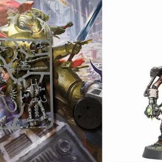 Описание картинки Necron overlord Indomitus от firon по цене 1 400руб | Свободный Рынок Миниатюр - СРМ