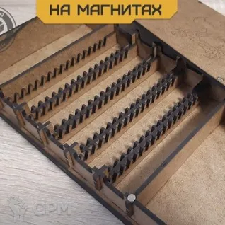 Описание картинки Органайзер для маркеров и шаблонов Necromunda от TerraCutter по цене 1 500руб | Свободный Рынок Миниатюр - СРМ