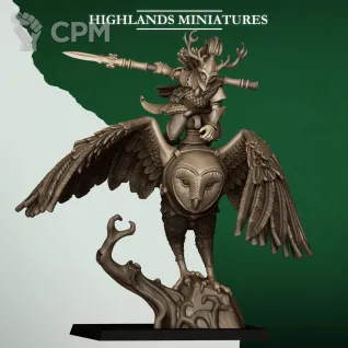 Описание картинки Great Owl Riders от Manufactorum76 по цене 3 250руб | Свободный Рынок Миниатюр - СРМ