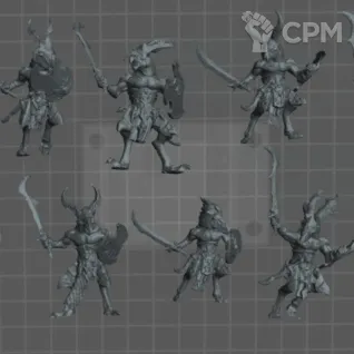 Описание картинки Tzaangor от Knight of Light по цене 580руб | Свободный Рынок Миниатюр - СРМ