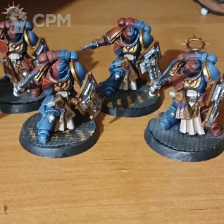 Описание картинки Space Marines Primaris Bladeguard Veteran squad от GoglbMoglb по цене 2 500руб | Свободный Рынок Миниатюр - СРМ