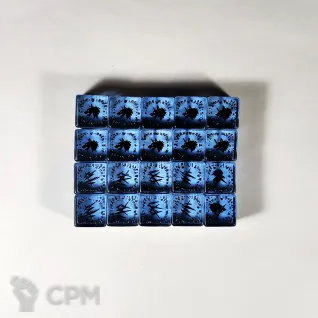 Описание картинки Space Wolves Dice 16mm x20 от Vault Boy по цене 2 998руб | Свободный Рынок Миниатюр - СРМ