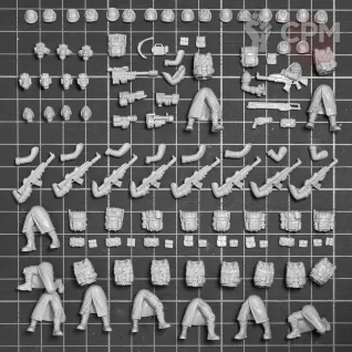 Описание картинки Einherjar`s Kamrades Tactical Squad от Артель W по цене 3 850руб | Свободный Рынок Миниатюр - СРМ