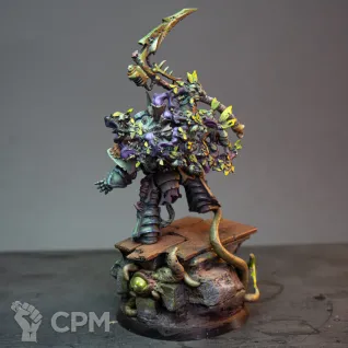 Описание картинки Typhus, Herald of the Plague God|Гвардии Смерти | Death Guard от B Minis по цене 3 500руб | Свободный Рынок Миниатюр - СРМ
