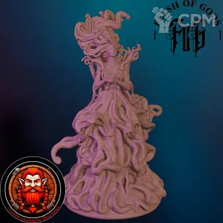 Описание картинки Аймофея, королева крови от Falgrim's_shop по цене 420руб | Свободный Рынок Миниатюр - СРМ