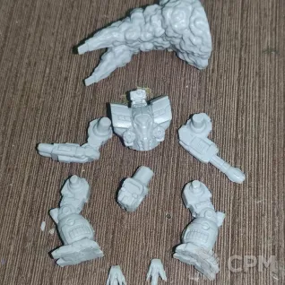 Описание картинки Guillotine GLT-7M (70 тонн) от Dwarf Pirate Foundry по цене 450руб | Свободный Рынок Миниатюр - СРМ