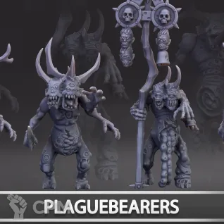 Описание картинки Plaguebearers от Naggaroth Night по цене 250руб | Свободный Рынок Миниатюр - СРМ