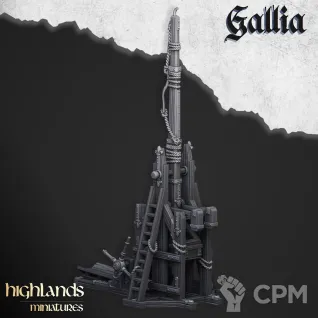 Описание картинки Gallia Trebuchet от 3DPrintClub по цене 1 350руб | Свободный Рынок Миниатюр - СРМ