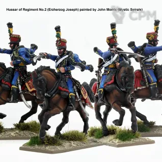 Описание картинки AN100  Austrian Napoleonic Hussars 1805-1815 от Base 28 по цене 3 500руб | Свободный Рынок Миниатюр - СРМ