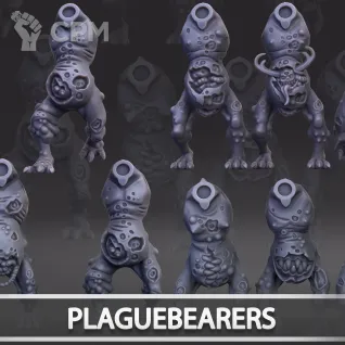 Описание картинки Plaguebearers от Naggaroth Night по цене 250руб | Свободный Рынок Миниатюр - СРМ