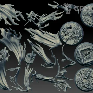 Описание картинки Myrmourn Banshees (Scan) от AxeL's Forge по цене 700руб | Свободный Рынок Миниатюр - СРМ