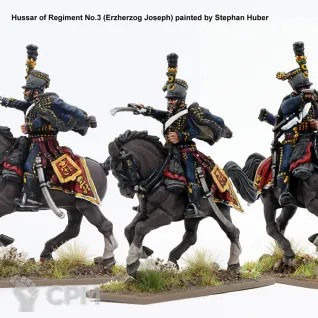Описание картинки AN100  Austrian Napoleonic Hussars 1805-1815 от Base 28 по цене 3 500руб | Свободный Рынок Миниатюр - СРМ