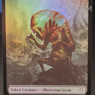 Описание картинки Phyrexian Germ Token (ONC) от Барахолка Баллиоза по цене 100руб | Свободный Рынок Миниатюр - СРМ