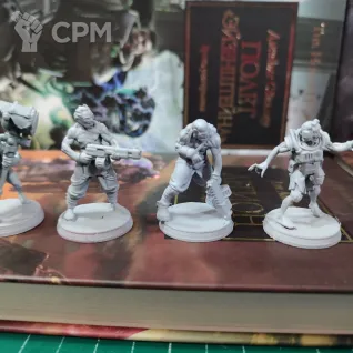 Описание картинки + Corrupted Guard Wretched + Культисты от WastelandMiniatures по цене 910руб | Свободный Рынок Миниатюр - СРМ