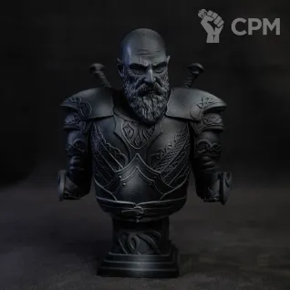 Описание картинки Кратос (God Of War) от Dark Craft Hobby по цене 3 000руб | Свободный Рынок Миниатюр - СРМ