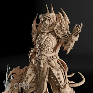 Описание картинки Draenei Death Knight Фигурка (World of Warcraft) от GAS3TXD  по цене 4 600руб | Свободный Рынок Миниатюр - СРМ