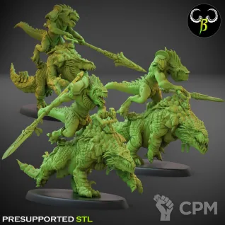 Описание картинки Saurus Knights от Kapers Point по цене 2 700руб | Свободный Рынок Миниатюр - СРМ