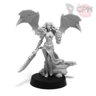 Описание картинки Lilith the Demoness от Артель W по цене 900руб | Свободный Рынок Миниатюр - СРМ