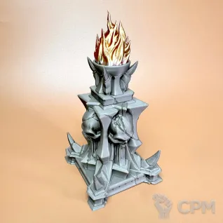 Описание картинки Элемент террейна Колонна и Факел Душ от Миниатюры и фигурки по цене 1 170руб | Свободный Рынок Миниатюр - СРМ