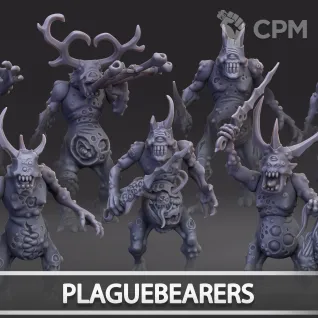 Описание картинки Plaguebearers от Naggaroth Night по цене 250руб | Свободный Рынок Миниатюр - СРМ