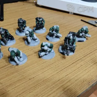 Описание картинки Ork Boyz от Kebabushka по цене 2 000руб | Свободный Рынок Миниатюр - СРМ