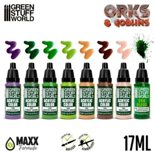 Описание картинки Paint Set - Orcs and Goblins от Fle94 по цене 2 900руб | Свободный Рынок Миниатюр - СРМ