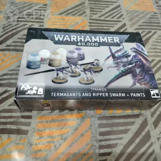 Описание картинки Tyranids: Termagants and Ripper Swarm + Paints от Гвардеец по цене 2 400руб | Свободный Рынок Миниатюр - СРМ