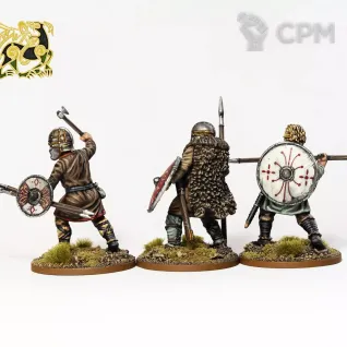 Описание картинки VXDA016 Early Saxon Unarmoured Warriors от Base 28 по цене 4 500руб | Свободный Рынок Миниатюр - СРМ