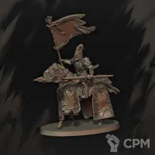 Описание картинки PaladinOnHorse от Manufactorum76 по цене 400руб | Свободный Рынок Миниатюр - СРМ