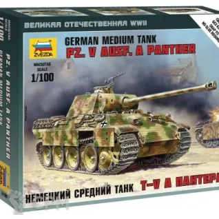 Описание картинки Немецкий средний танк Pz. V Ausf. D Panther от Vault Boy по цене 398руб | Свободный Рынок Миниатюр - СРМ