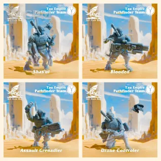 Описание картинки Pathfinders Kill Team от Asterisk Print по цене 2 000руб | Свободный Рынок Миниатюр - СРМ
