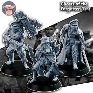 Описание картинки Ghosts of the Forgotten Tsar от Manufactorum76 по цене 600руб | Свободный Рынок Миниатюр - СРМ