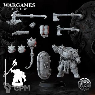 Описание картинки Abyssal Iron Gorger (HTH weapon) от Zakat-3D по цене 400руб | Свободный Рынок Миниатюр - СРМ