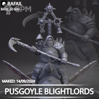 Описание картинки Pusgoyle Blightlords от Naggaroth Night по цене 2 200руб | Свободный Рынок Миниатюр - СРМ