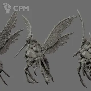 Описание картинки Plague Drones от F4Mp по цене 550руб | Свободный Рынок Миниатюр - СРМ