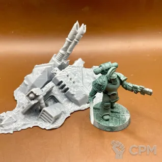 Описание картинки Уничтоженный Predator #2 от 3D Wargaming по цене 300руб | Свободный Рынок Миниатюр - СРМ