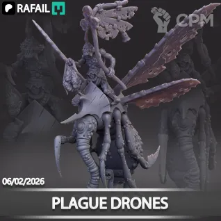 Описание картинки Plague Drones от Naggaroth Night по цене 2 600руб | Свободный Рынок Миниатюр - СРМ