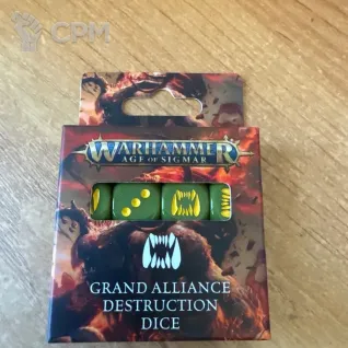 Описание картинки Grand Alliance Destruction Dice Set от zurdo по цене 3 200руб
