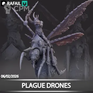 Описание картинки Plague Drones от Naggaroth Night по цене 2 600руб | Свободный Рынок Миниатюр - СРМ
