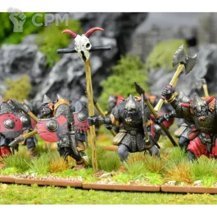 Описание картинки Oathmark  Goblin Infantry от Base 28 по цене 3 125руб | Свободный Рынок Миниатюр - СРМ